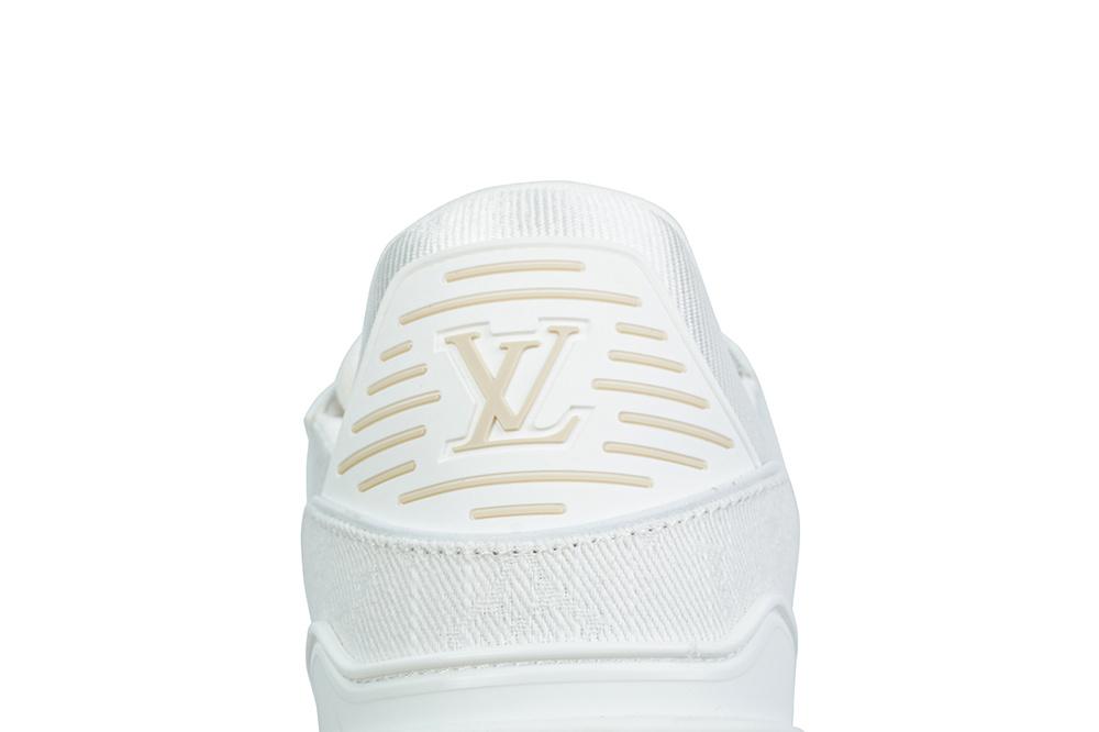 PK god Louis Vuitton Trainer White Monogram Denim White retail materials ready to ship